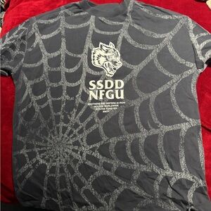 Darc Spot Blue/Grey spider web shirt